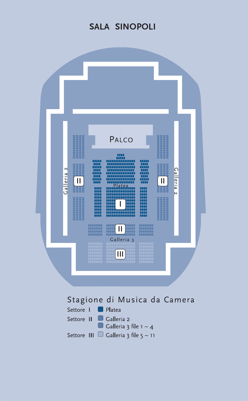Auditorium Parco Della Musica Seating Chart
