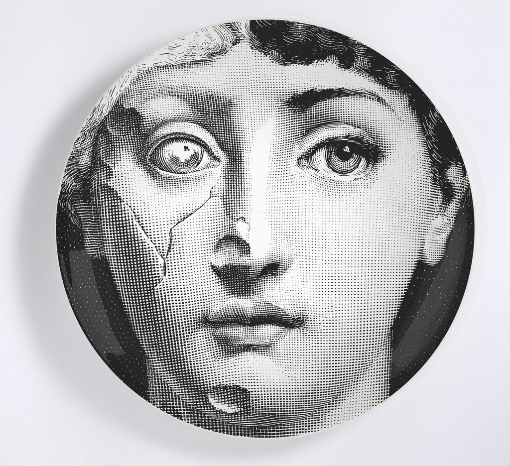 The wonderful shapes of Fornasetti served at Palazzo Altemps - Rome